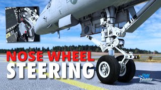 Nose Wheel Steering for FA18 MSFS  A Short How To [upl. by Berti]