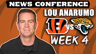 Lou Anarumo on Facing Jacksonville Jaguars  Bengals Week 4 [upl. by Einnov476]