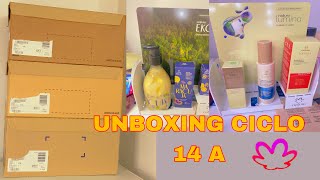 UNBOXING NATURA CICLO 14A 2024 ARGENTINA 💓 [upl. by Fari]