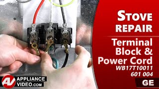 Stove  Oven Repair amp Diagnostics Terminal Block  Power Cord [upl. by Rinum]