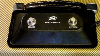 Peavey Amplifier Foot Switch  Remote Switch [upl. by Okwu]