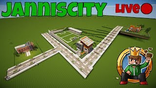 Wir bauen die JannisCity  Minecraft Livestream [upl. by Nivrac]