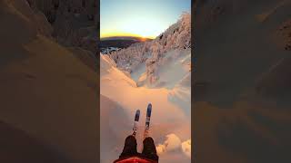 GoPro  Sunrise Powder Skiing POV in Vermont 🎬 Mike Hayes Shorts Skiing [upl. by Erodaeht579]