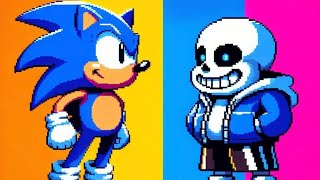 BATALLA VS SANS ¿CUANTOS INTENTOS ME TOMARÁ Jugando la ruta Genocida de UNDERTALE [upl. by Eerual]