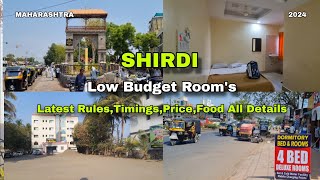 Shirdi Rooms information  Low Budget Rooms Shirdi  Latest RulesTimingsPricesFood All Details [upl. by Utta552]