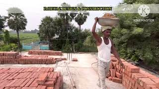 First floor construction work in village area construction home house housedesign viralvideo [upl. by Peg]