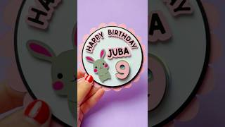 🐰✨ DIY Pet Bunny Cake Topper with Cricut ✨🎂 cricut caketopper petbirthday crafting crafting [upl. by Rochette661]