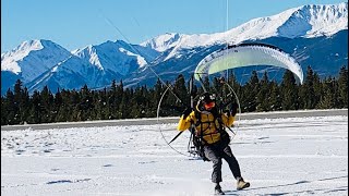 Paramotor flyby in Leadville Colorado [upl. by Avat]