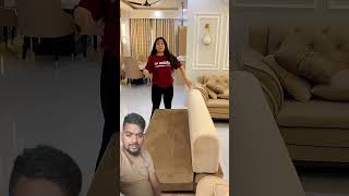 Sofa bed comedy fun funny family ytshorts reaction priyalkukreja beutifulvoice [upl. by Kciredohr]