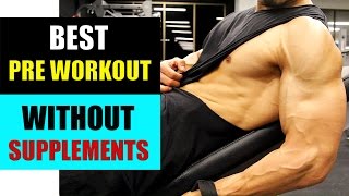 BEST PREWORKOUTNO SUPPLEMENTSबिना सप्लीमेंट का प्रीवर्कआउट [upl. by Yliram]