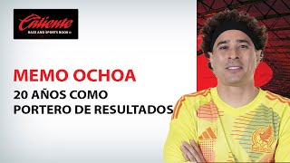 Memo Ochoa 20 años como portero de resultados [upl. by Arreyt]