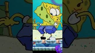 Ripped Pants Spongebob in Super Mario Maker 2 🎺 [upl. by Ddart480]