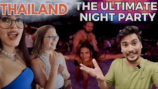 Thailand Nightlife Koh Samui Island  Night Party Beach Area  Night view Koh Samui Thailand [upl. by Airaet]