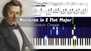 How to play Nocturne in Eflat major Op 9 No 2 by Chopin on piano [upl. by Studdard]