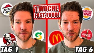 1 WOCHE NUR FASTFOOD [upl. by Rori319]