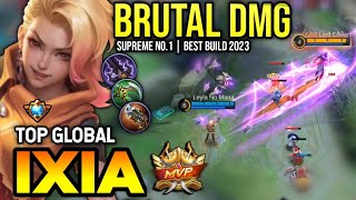 IXIA BEST BUILD 2023  TOP GLOBAL IXIA GAMEPLAY  MOBILE LEGENDS✓ [upl. by Fredi]