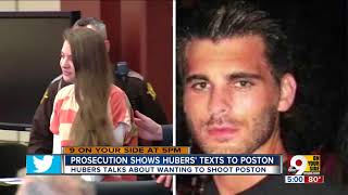 Prosecution presents texts sent from Shayna Hubers to Ryan Poston [upl. by Woodley]