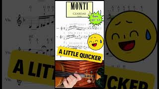 Monti Czardas  VIOLIN Play Along Sheet Music [upl. by Elocen]