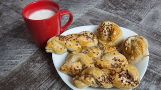 Lakumići i pletenice  Braid pastry  Bebina kuhinja  Domaći video recept [upl. by Hooker]