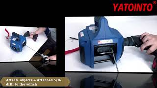 Portable Drill Winch yatointo [upl. by Parthinia]