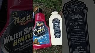 meguiars water spot remover combo a great headlights restorer kit [upl. by Omle55]