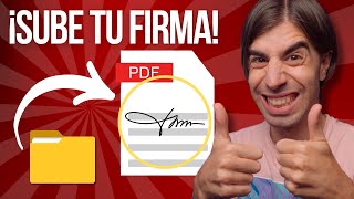 Cómo INSERTAR una FIRMA en PDF  AÑADIR tu FIRMA ELECTRÓNICA a PDF [upl. by Nicholl]