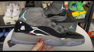 Jordan 11 Retro Gamma Blue 378037006 Review From Hifootru [upl. by Colp]