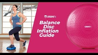 How to inflate balance disc  URBNFit [upl. by Lanford4]