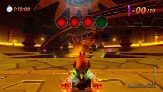 CTR Nitro Fueled  Terra Drome Crystal Challenge Hard Difficulty [upl. by Yot]