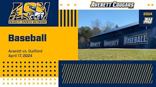 Averett baseball vs Guilford [upl. by Anelleh]