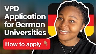 How to Apply for VPD through UNI ASSIST  Guide to German University Applications 🇩🇪 [upl. by Zebada]