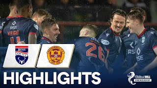 Ross County 21 Motherwell  Nisbet Grabs Fantastic First County Goal  William Hill Premiership [upl. by Hoj690]