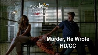 Castle 5x04 quotMurder He Wrotequot Beckett amp Castle Got Arrested HDCC [upl. by Goldston]