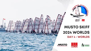 ACO 13th Musto Skiff World Championship 2024  Race Day 4 Video [upl. by Tabib]