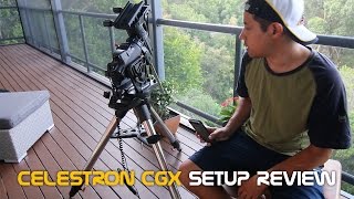 New Celestron CGX Mount  Setup Overview [upl. by Nahte553]