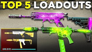 TOP 5 META SMG LOADOUTS in SEASON 5 👑 Warzone 3 Best Class Setups  MW3 [upl. by Asiil544]