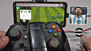 eFootball 2024 Mobile with Controller Gameplay Tutorial [upl. by Byram]