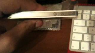 Verre transparent sur iPhone 4 Noir [upl. by Patt]