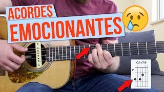 5 sequencias de acordes EMOCIONANTES no violão [upl. by Suoirad]