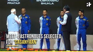 Gaganyaan Mission Meet 4 Astronauts Selected For Indias Human Space Flight Mission  PM Modi [upl. by Anola]