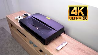 Bomaker Polaris 4k Review  A Great Ultra Short Throw 4K Projector [upl. by Nnylimaj804]