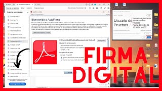 Cómo FIRMAR un documento con FIRMA DIGITAL [upl. by Zap536]