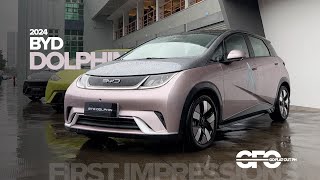 2024 BYD Dolphin First Impressions One Of The Philippines Most Affordable Electric Cars [upl. by Adnih784]