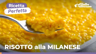 RISOTTO alla MILANESE – La ricetta storica del ristorante Boeucc di Milano 💛 [upl. by Gilmer]