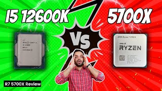 AMD Ryzen 7 5700X Surprised Us R7 5700X Vs Intel i5 12600K Vs R7 5800X  CPU Review amp Benchmarks [upl. by Sherlocke]