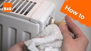 How to bleed a radiator [upl. by Hillary]