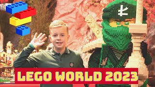 Lego World 2023 Op bezoek bij Lego World een Lamborghini dinopark smurfen en…De Dom [upl. by Norvin]