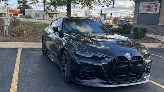 pov driving bmw m440i enjoying the pops🦇 [upl. by Nywde]