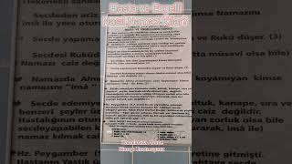 Hasta ve Engelli Namazı nasıl Kılabilir Camilerde taburede namaz kılma olur mu [upl. by Nodnyl]