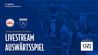 LIVE 1 FC EgestorfLangreder vs Kickers Emden [upl. by Durman]